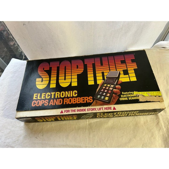 Vintage! STOP THIEF Electronic Cops And Robbers Board Game Parker Brothers 1979 - Picture 1 of 9
